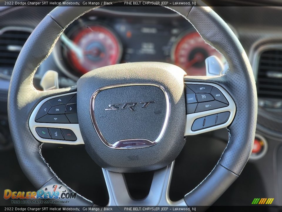 2022 Dodge Charger SRT Hellcat Widebody Steering Wheel Photo #8