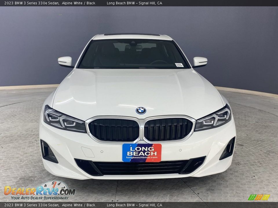 2023 BMW 3 Series 330e Sedan Alpine White / Black Photo #2