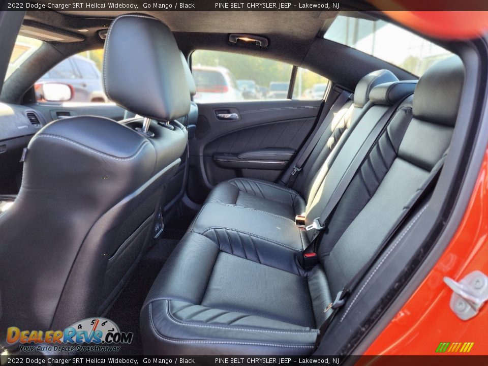 Rear Seat of 2022 Dodge Charger SRT Hellcat Widebody Photo #10