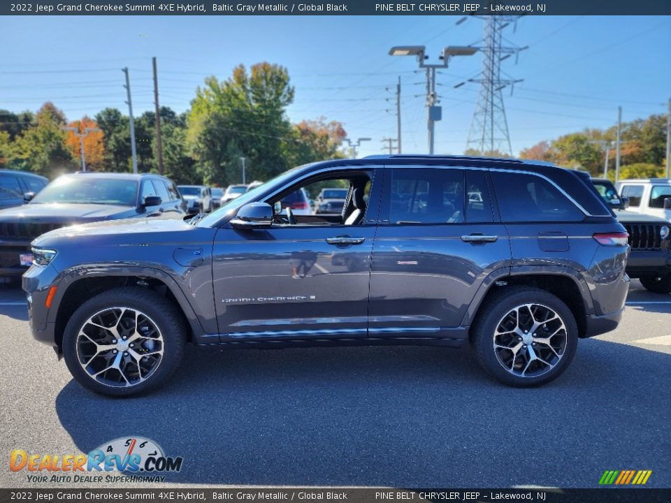 2022 Jeep Grand Cherokee Summit 4XE Hybrid Baltic Gray Metallic / Global Black Photo #3