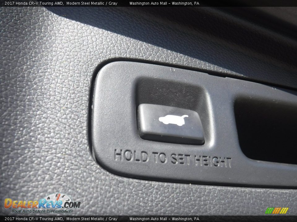 2017 Honda CR-V Touring AWD Modern Steel Metallic / Gray Photo #29