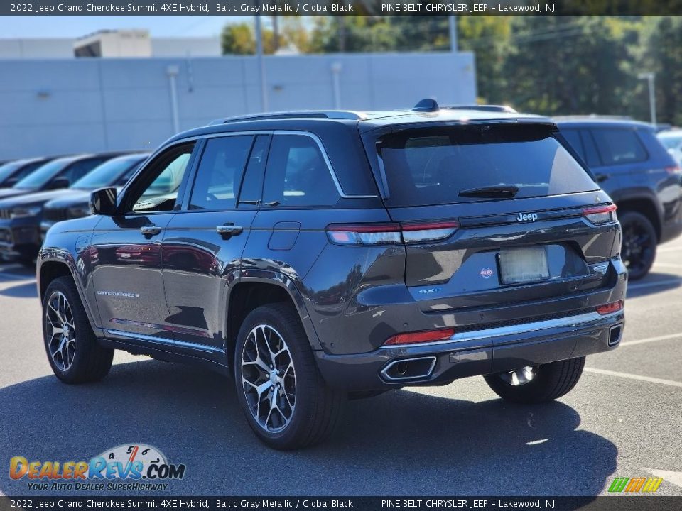 2022 Jeep Grand Cherokee Summit 4XE Hybrid Baltic Gray Metallic / Global Black Photo #4