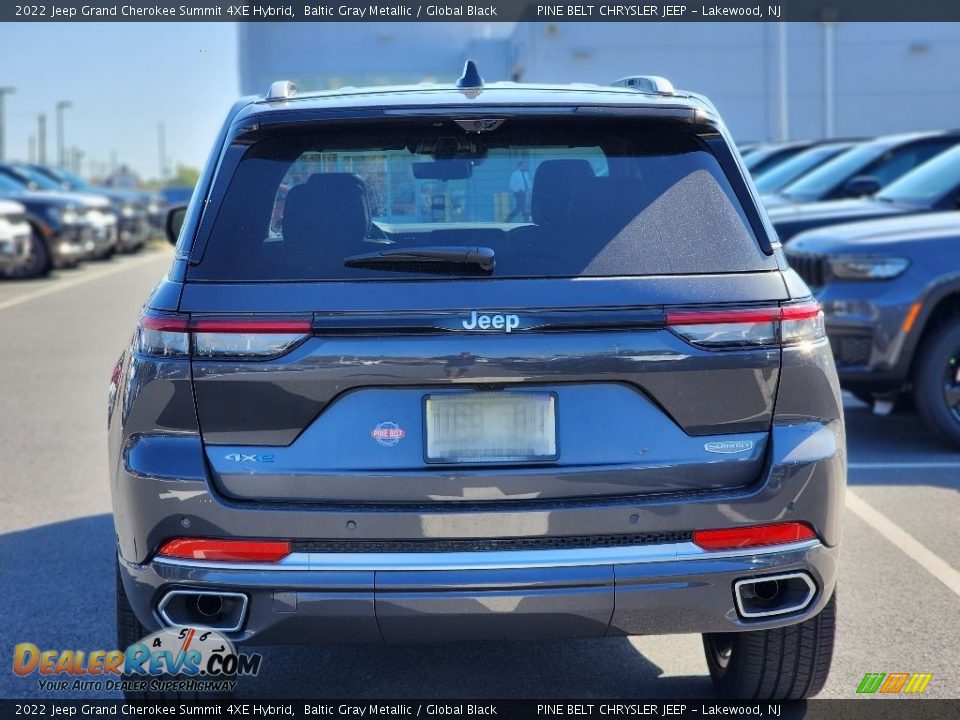 2022 Jeep Grand Cherokee Summit 4XE Hybrid Baltic Gray Metallic / Global Black Photo #5