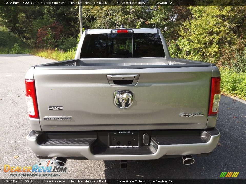 2022 Ram 1500 Big Horn Crew Cab 4x4 Billet Silver Metallic / Black Photo #7