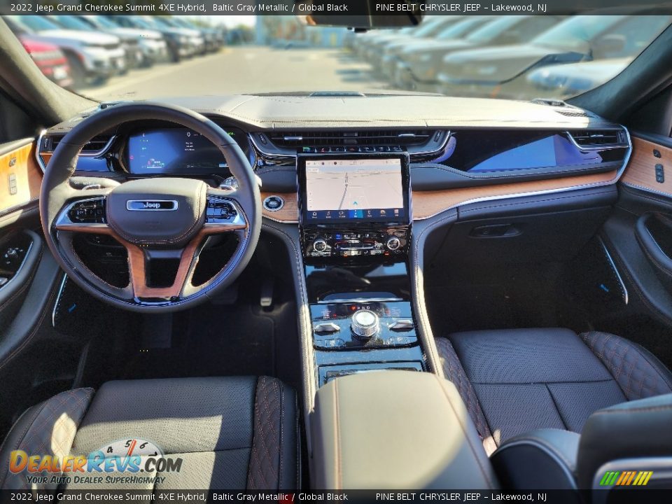 2022 Jeep Grand Cherokee Summit 4XE Hybrid Baltic Gray Metallic / Global Black Photo #8