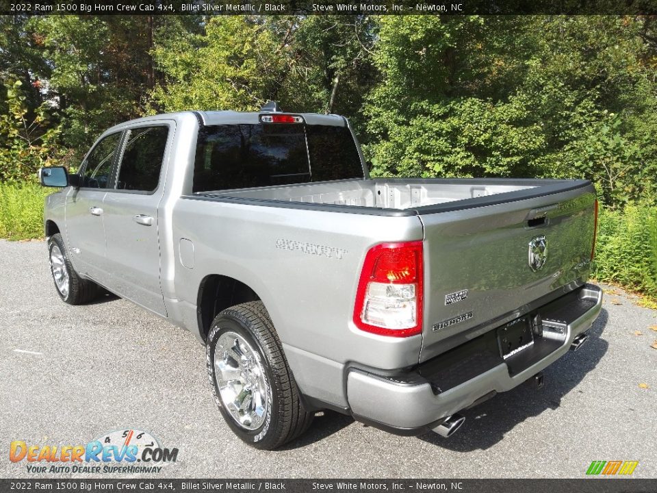 2022 Ram 1500 Big Horn Crew Cab 4x4 Billet Silver Metallic / Black Photo #9