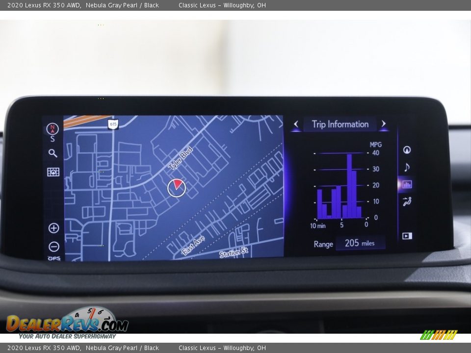 2020 Lexus RX 350 AWD Nebula Gray Pearl / Black Photo #12