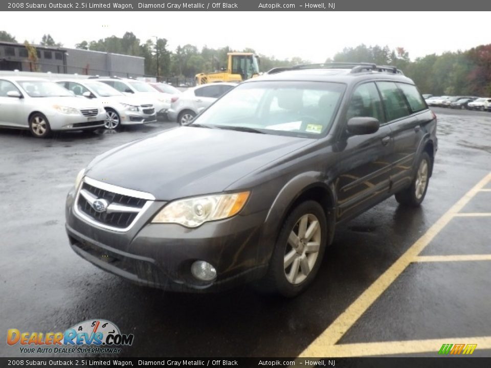 2008 Subaru Outback 2.5i Limited Wagon Diamond Gray Metallic / Off Black Photo #1