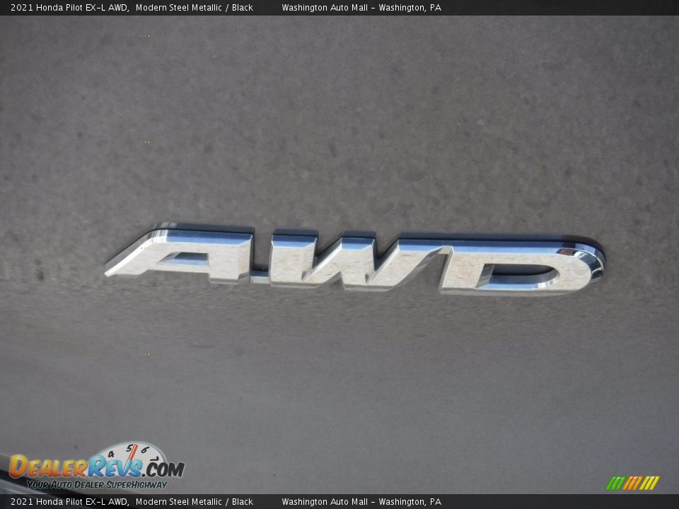 2021 Honda Pilot EX-L AWD Modern Steel Metallic / Black Photo #11