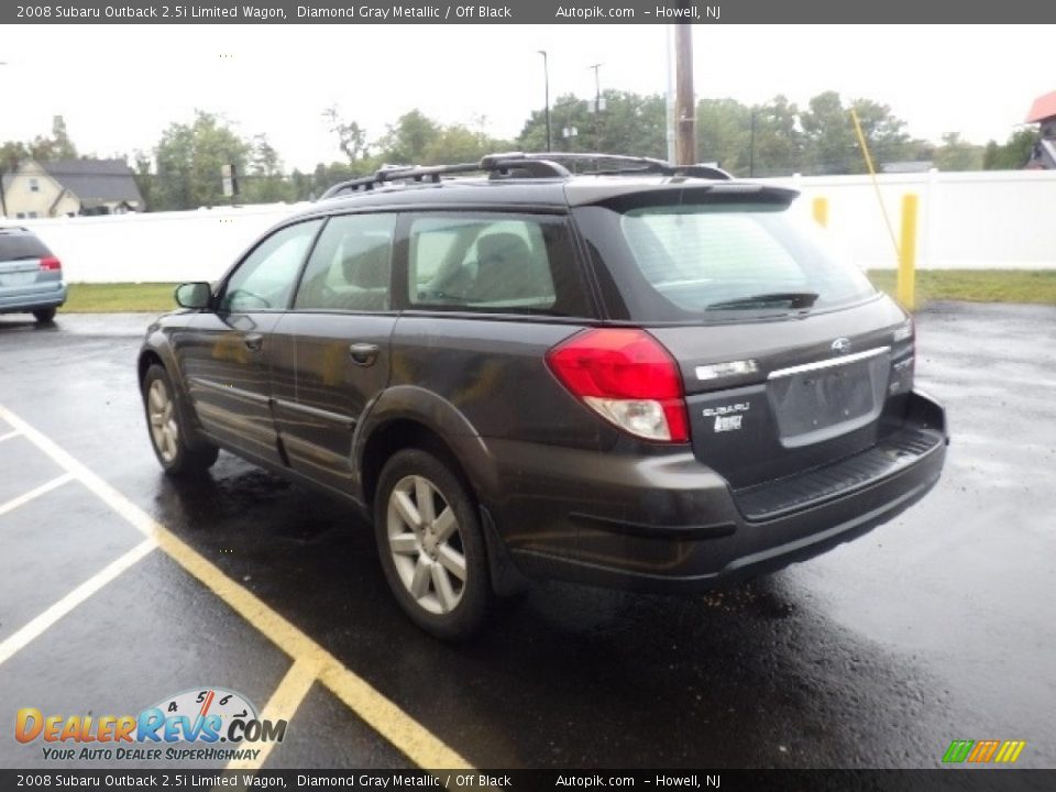 2008 Subaru Outback 2.5i Limited Wagon Diamond Gray Metallic / Off Black Photo #4