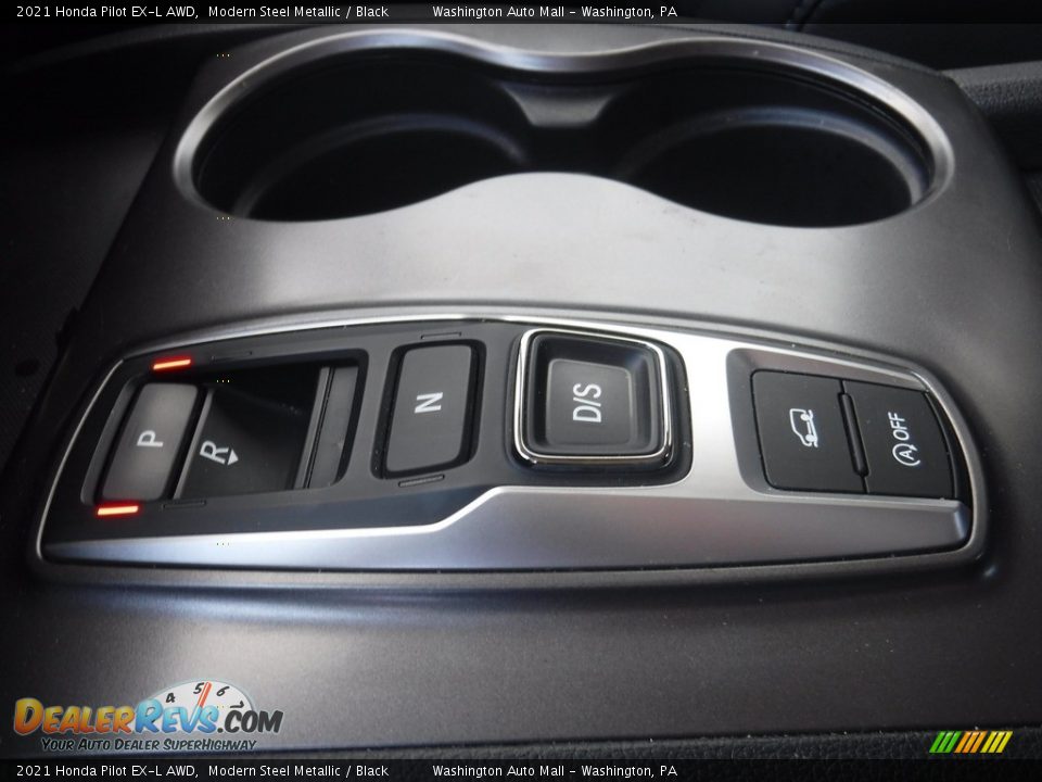 2021 Honda Pilot EX-L AWD Modern Steel Metallic / Black Photo #18