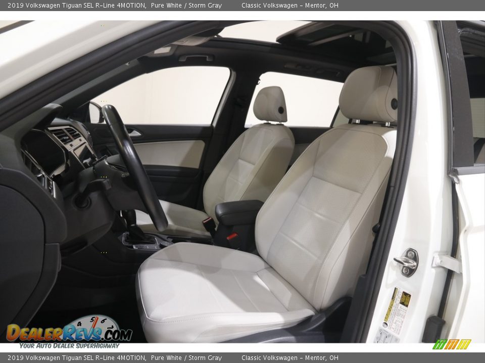 2019 Volkswagen Tiguan SEL R-Line 4MOTION Pure White / Storm Gray Photo #5