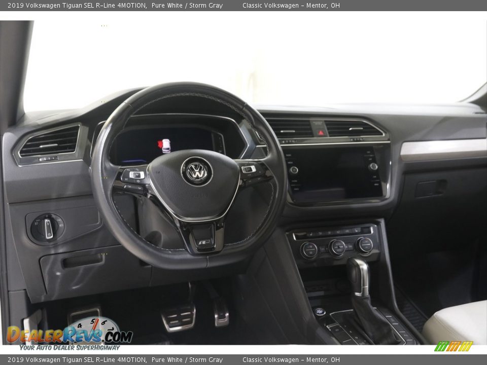 2019 Volkswagen Tiguan SEL R-Line 4MOTION Pure White / Storm Gray Photo #6