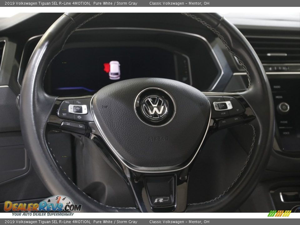 2019 Volkswagen Tiguan SEL R-Line 4MOTION Pure White / Storm Gray Photo #7