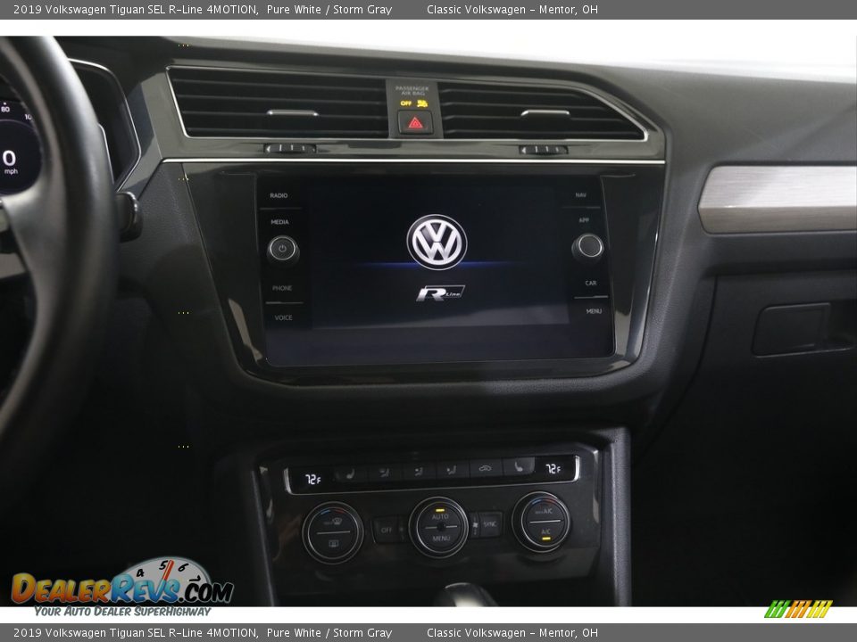 2019 Volkswagen Tiguan SEL R-Line 4MOTION Pure White / Storm Gray Photo #9