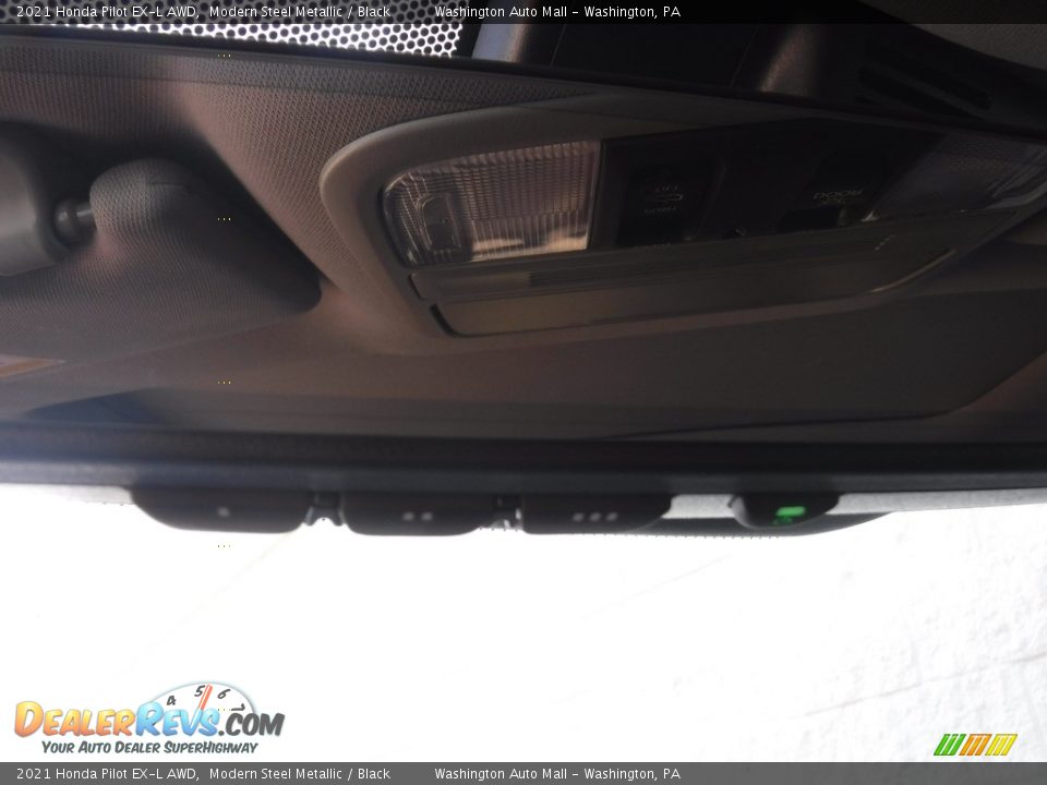 2021 Honda Pilot EX-L AWD Modern Steel Metallic / Black Photo #25