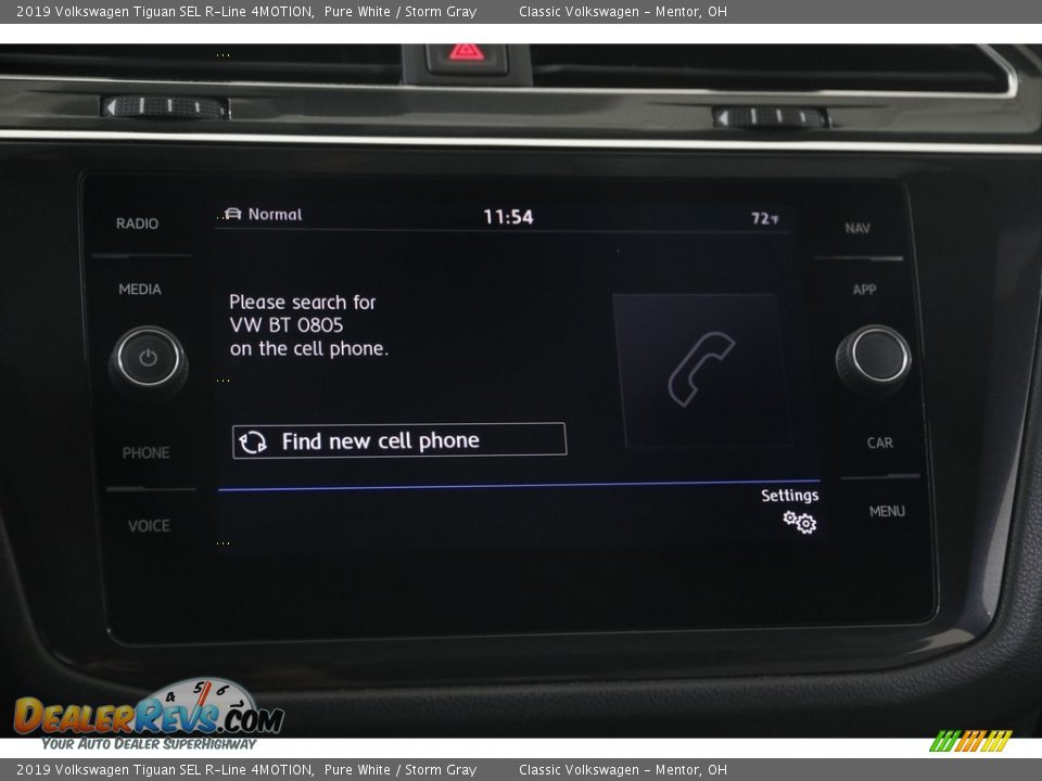 2019 Volkswagen Tiguan SEL R-Line 4MOTION Pure White / Storm Gray Photo #12