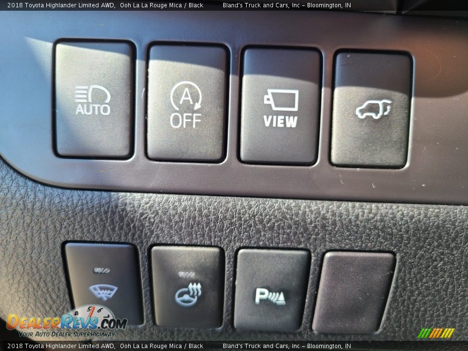 2018 Toyota Highlander Limited AWD Ooh La La Rouge Mica / Black Photo #12