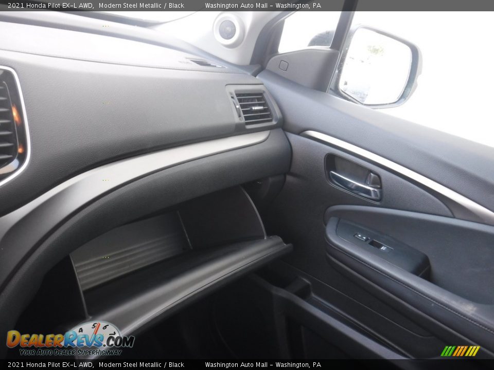 2021 Honda Pilot EX-L AWD Modern Steel Metallic / Black Photo #30