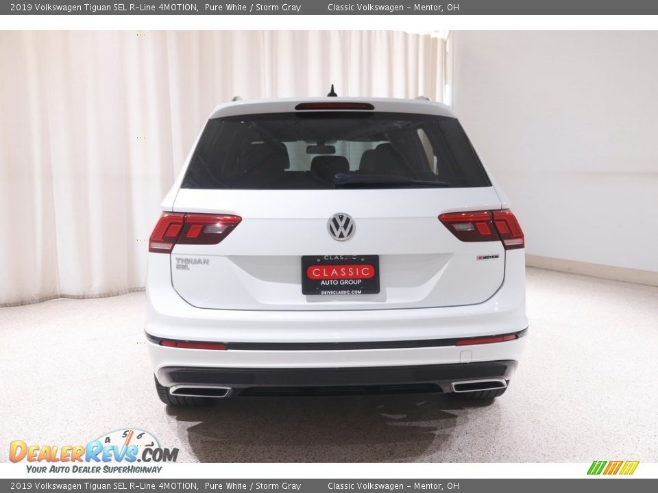 2019 Volkswagen Tiguan SEL R-Line 4MOTION Pure White / Storm Gray Photo #19