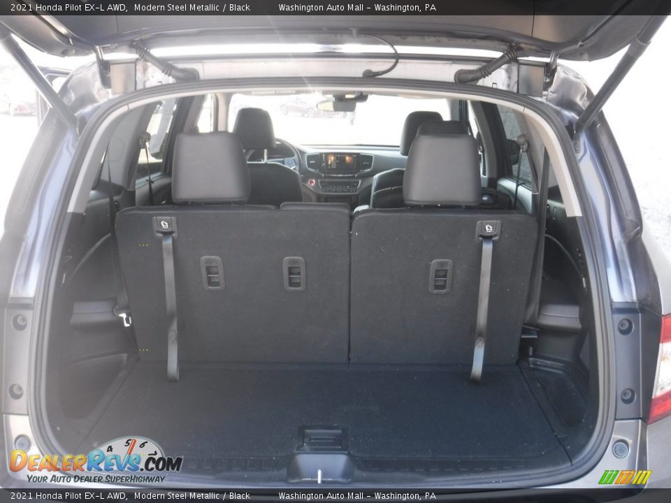 2021 Honda Pilot EX-L AWD Modern Steel Metallic / Black Photo #33