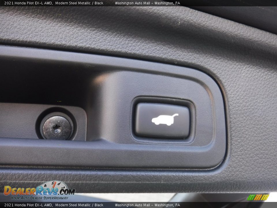 2021 Honda Pilot EX-L AWD Modern Steel Metallic / Black Photo #34