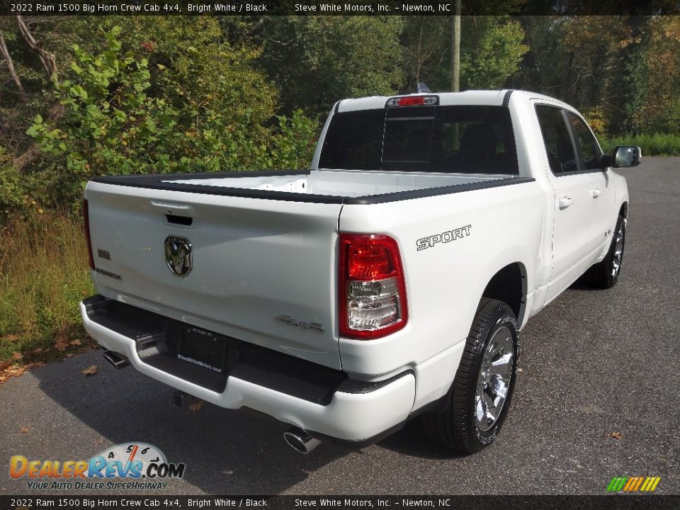 2022 Ram 1500 Big Horn Crew Cab 4x4 Bright White / Black Photo #6