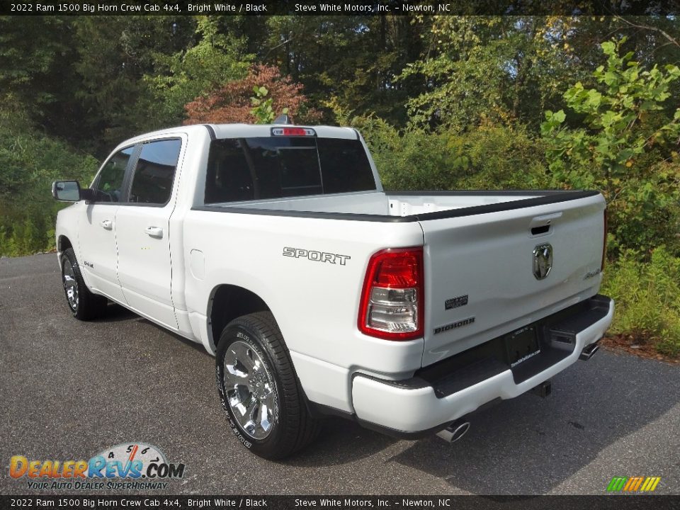 2022 Ram 1500 Big Horn Crew Cab 4x4 Bright White / Black Photo #9