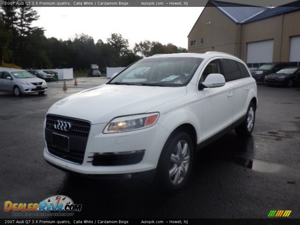 2007 Audi Q7 3.6 Premium quattro Calla White / Cardamom Beige Photo #1