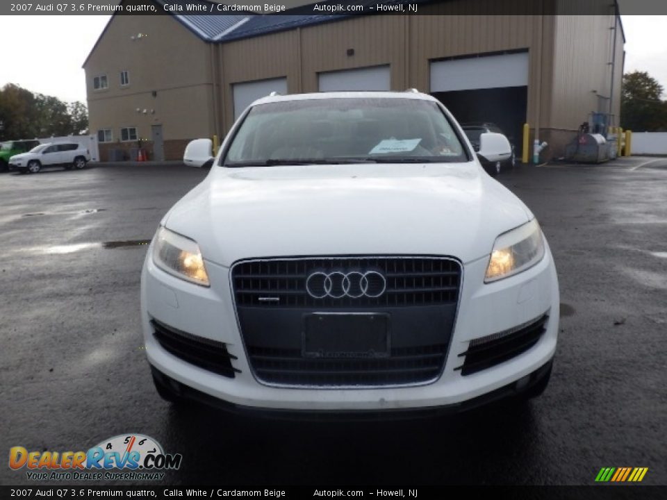 2007 Audi Q7 3.6 Premium quattro Calla White / Cardamom Beige Photo #2