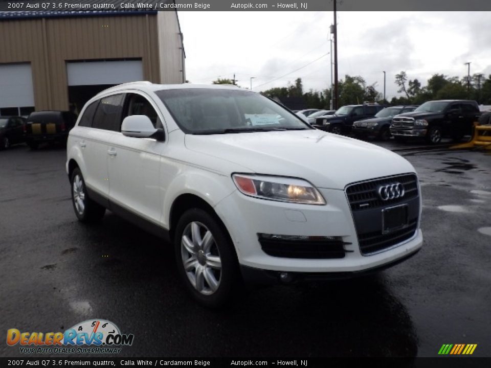 2007 Audi Q7 3.6 Premium quattro Calla White / Cardamom Beige Photo #3