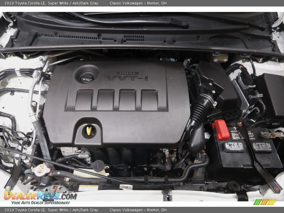2019 Toyota Corolla LE Super White / Ash/Dark Gray Photo #18