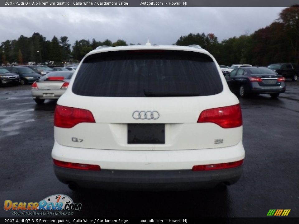 2007 Audi Q7 3.6 Premium quattro Calla White / Cardamom Beige Photo #5