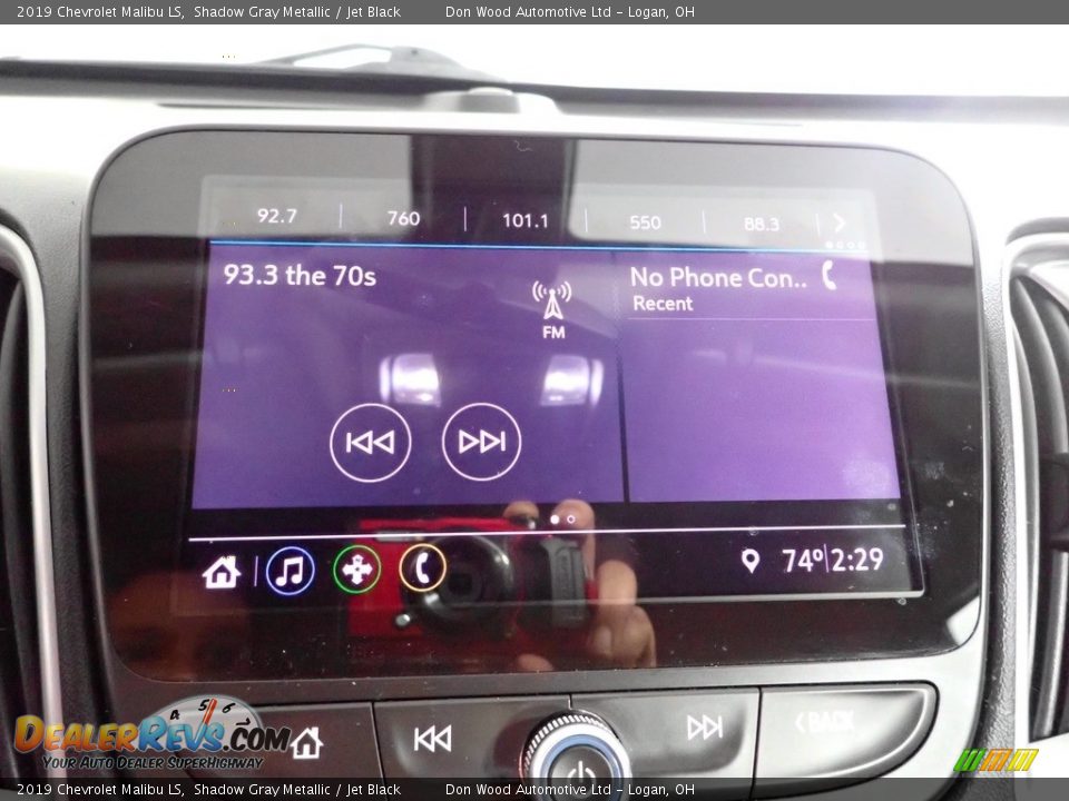 2019 Chevrolet Malibu LS Shadow Gray Metallic / Jet Black Photo #2