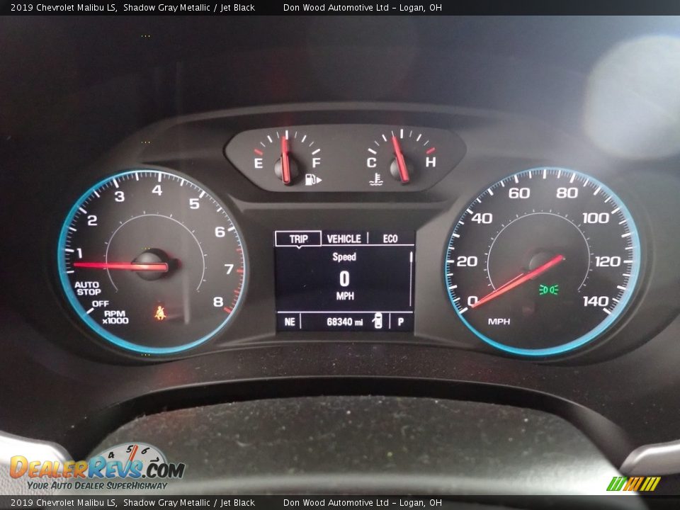 2019 Chevrolet Malibu LS Shadow Gray Metallic / Jet Black Photo #18