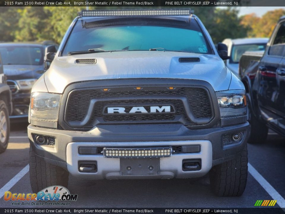 Bright Silver Metallic 2015 Ram 1500 Rebel Crew Cab 4x4 Photo #3