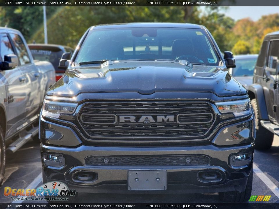 2020 Ram 1500 Limited Crew Cab 4x4 Diamond Black Crystal Pearl / Black Photo #3