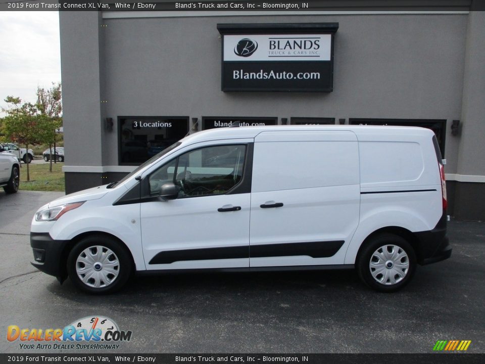 2019 Ford Transit Connect XL Van White / Ebony Photo #1