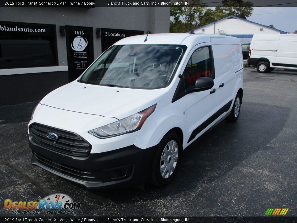 2019 Ford Transit Connect XL Van White / Ebony Photo #2