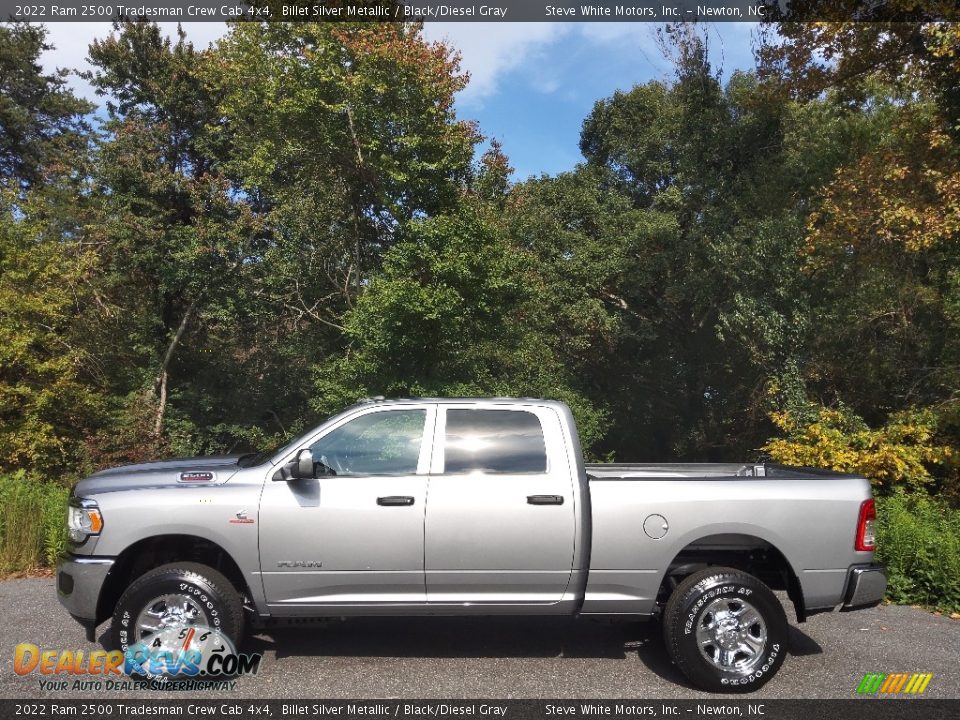 2022 Ram 2500 Tradesman Crew Cab 4x4 Billet Silver Metallic / Black/Diesel Gray Photo #1