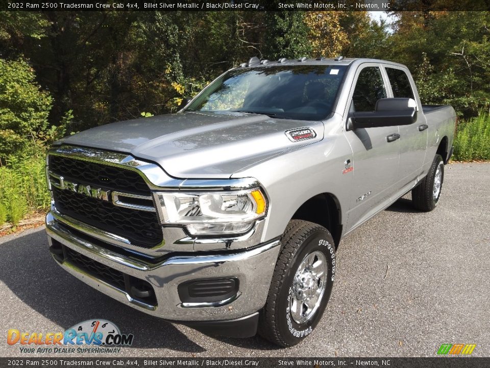 2022 Ram 2500 Tradesman Crew Cab 4x4 Billet Silver Metallic / Black/Diesel Gray Photo #2