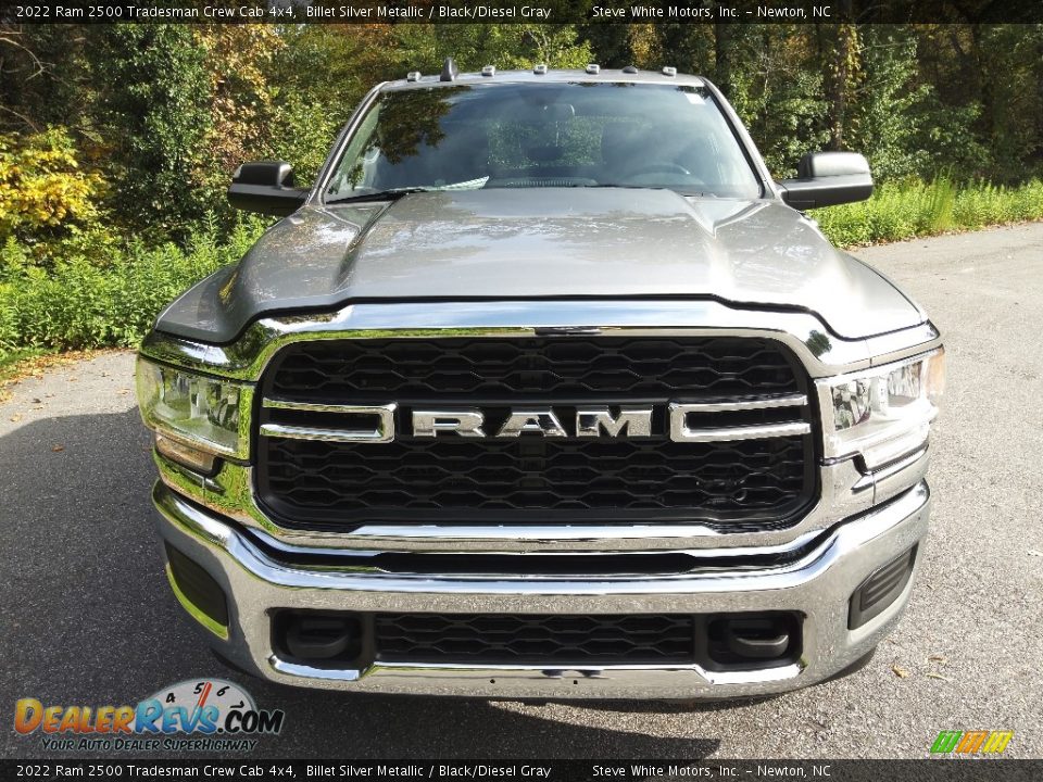 2022 Ram 2500 Tradesman Crew Cab 4x4 Billet Silver Metallic / Black/Diesel Gray Photo #3