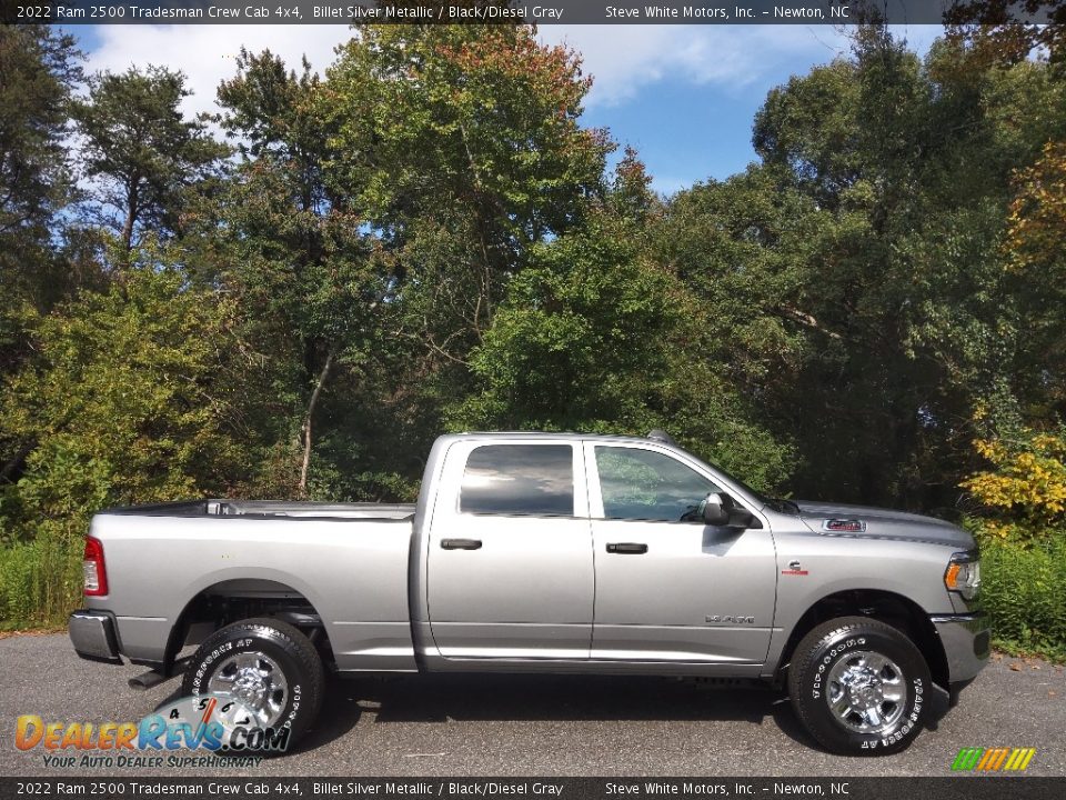 2022 Ram 2500 Tradesman Crew Cab 4x4 Billet Silver Metallic / Black/Diesel Gray Photo #5