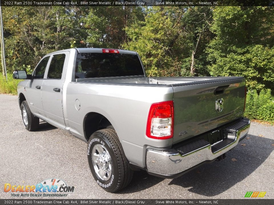 2022 Ram 2500 Tradesman Crew Cab 4x4 Billet Silver Metallic / Black/Diesel Gray Photo #9