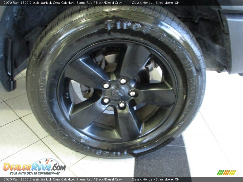 2020 Ram 1500 Classic Warlock Crew Cab 4x4 Flame Red / Black/Diesel Gray Photo #5