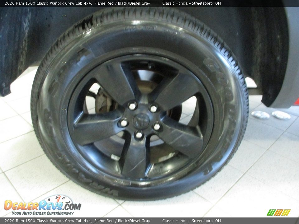2020 Ram 1500 Classic Warlock Crew Cab 4x4 Flame Red / Black/Diesel Gray Photo #7