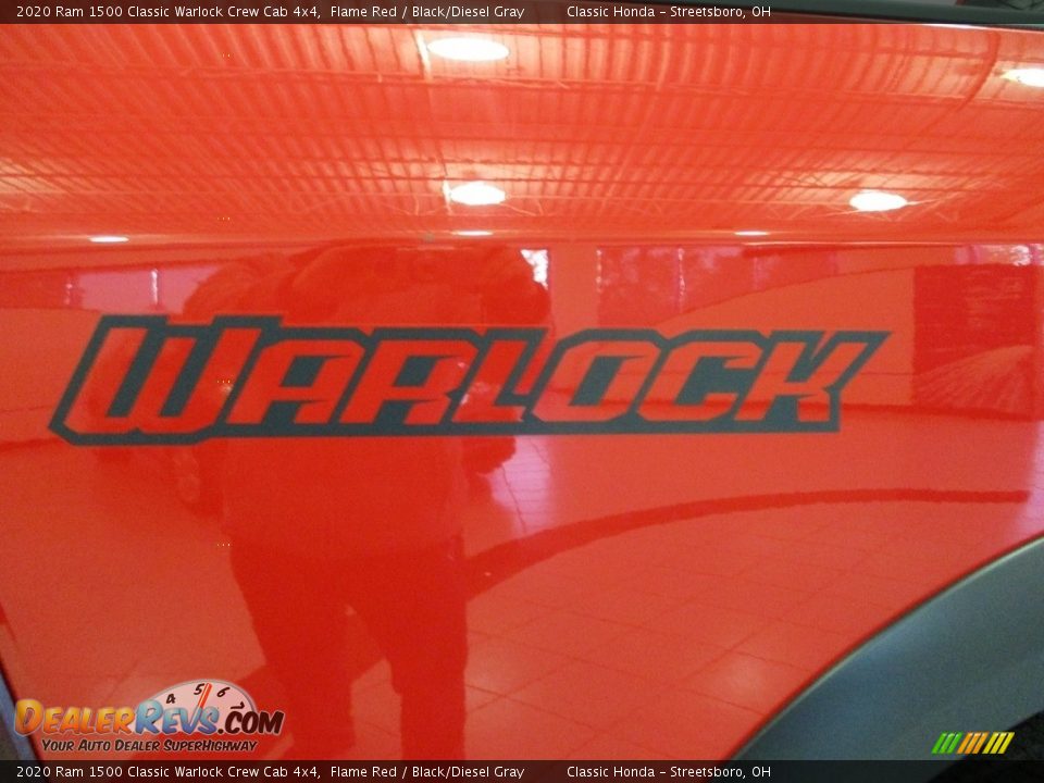 2020 Ram 1500 Classic Warlock Crew Cab 4x4 Flame Red / Black/Diesel Gray Photo #8