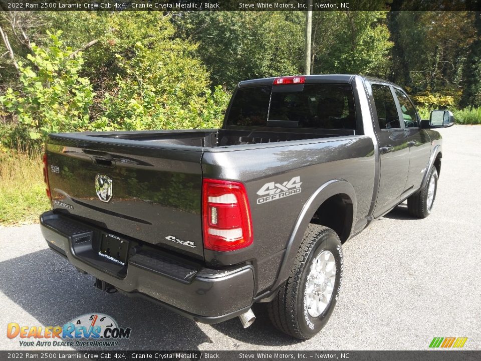 2022 Ram 2500 Laramie Crew Cab 4x4 Granite Crystal Metallic / Black Photo #6