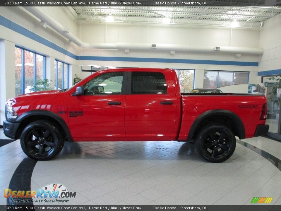 2020 Ram 1500 Classic Warlock Crew Cab 4x4 Flame Red / Black/Diesel Gray Photo #13