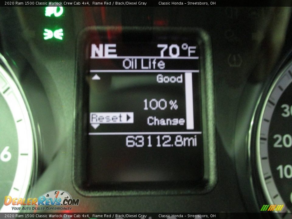 2020 Ram 1500 Classic Warlock Crew Cab 4x4 Flame Red / Black/Diesel Gray Photo #34